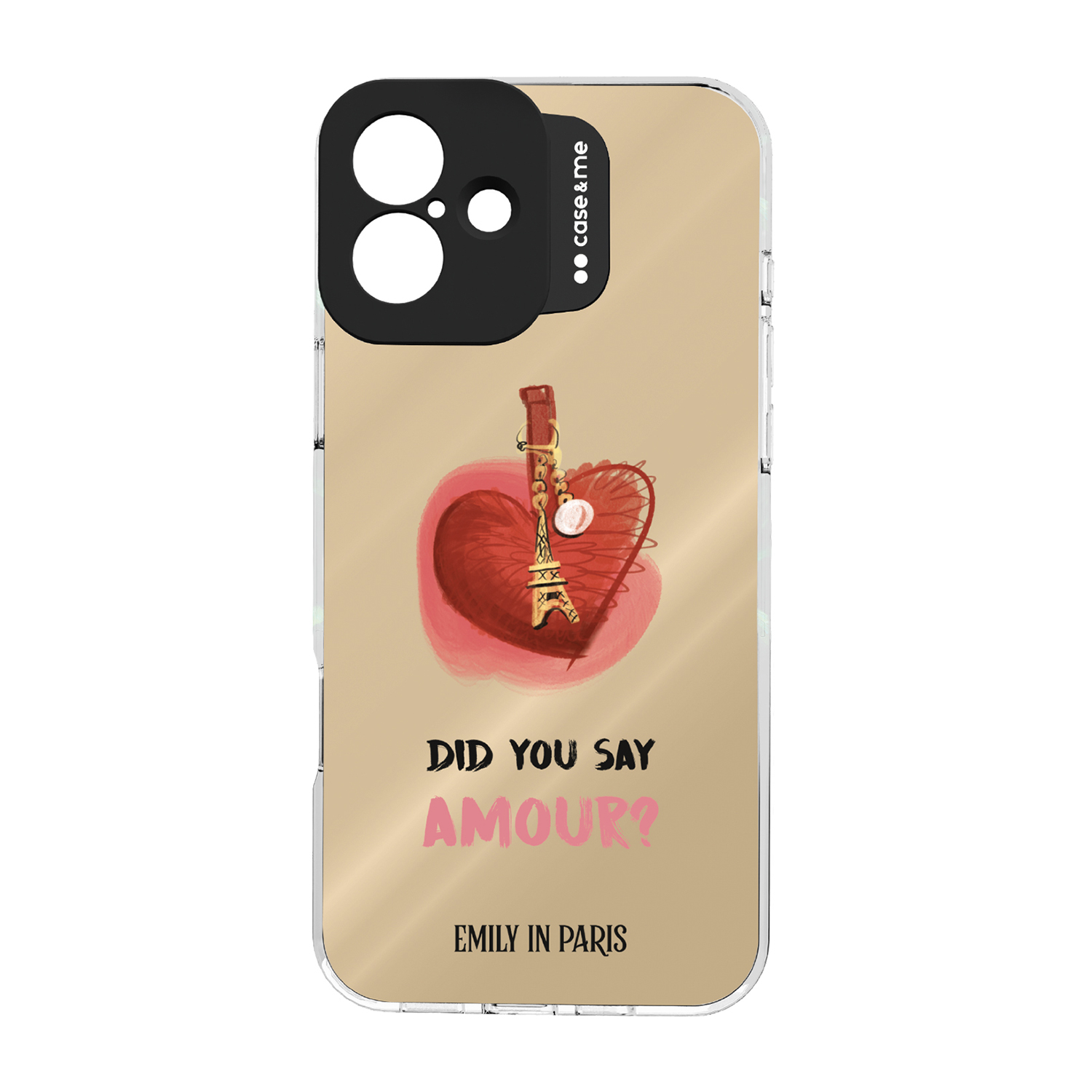Case & Me Emily in Paris TPU Cover per iPhone 16 Plus, Multicolore