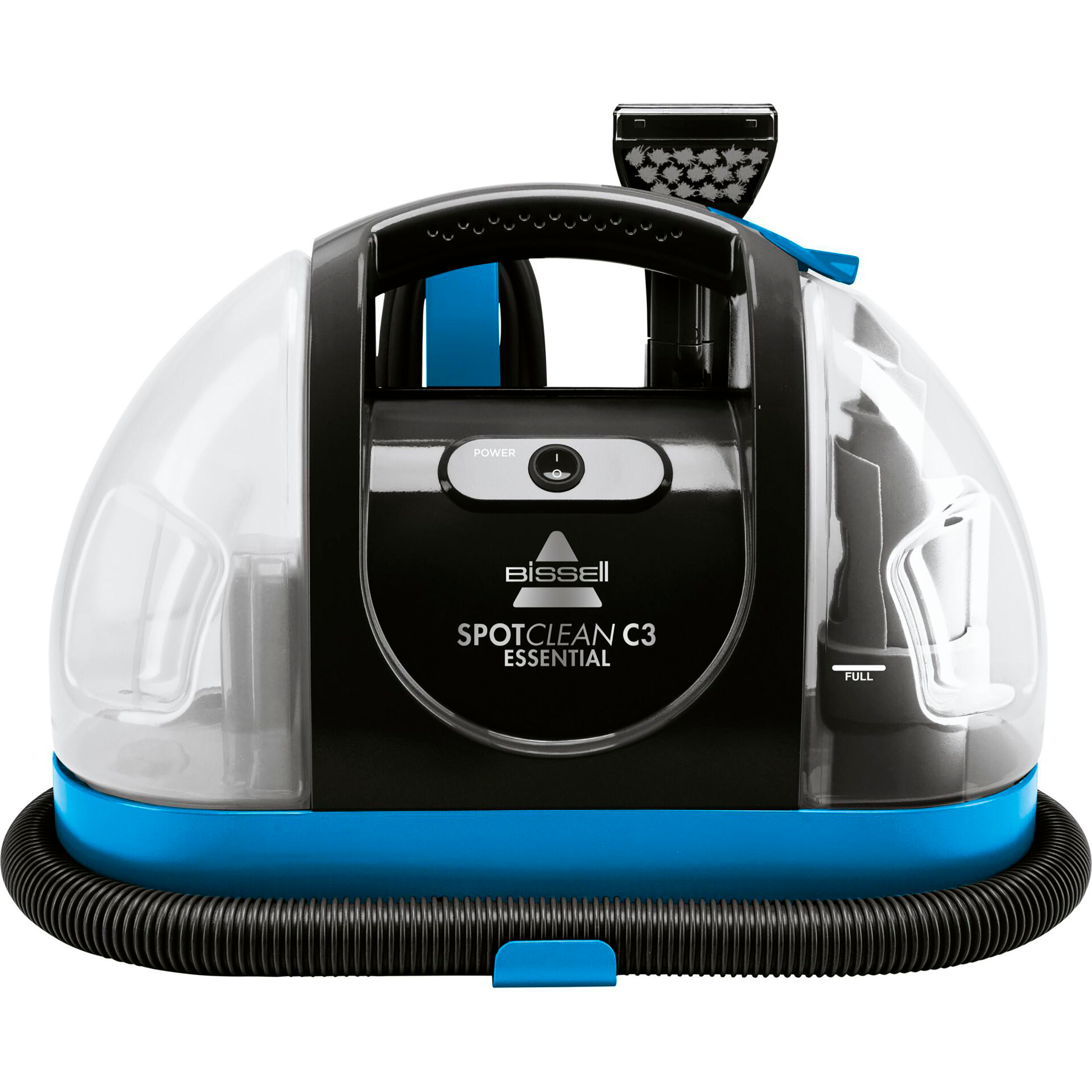 Ein schwarzer und blauer Bissell SpotClean C3 Essential Fleckenreiniger.