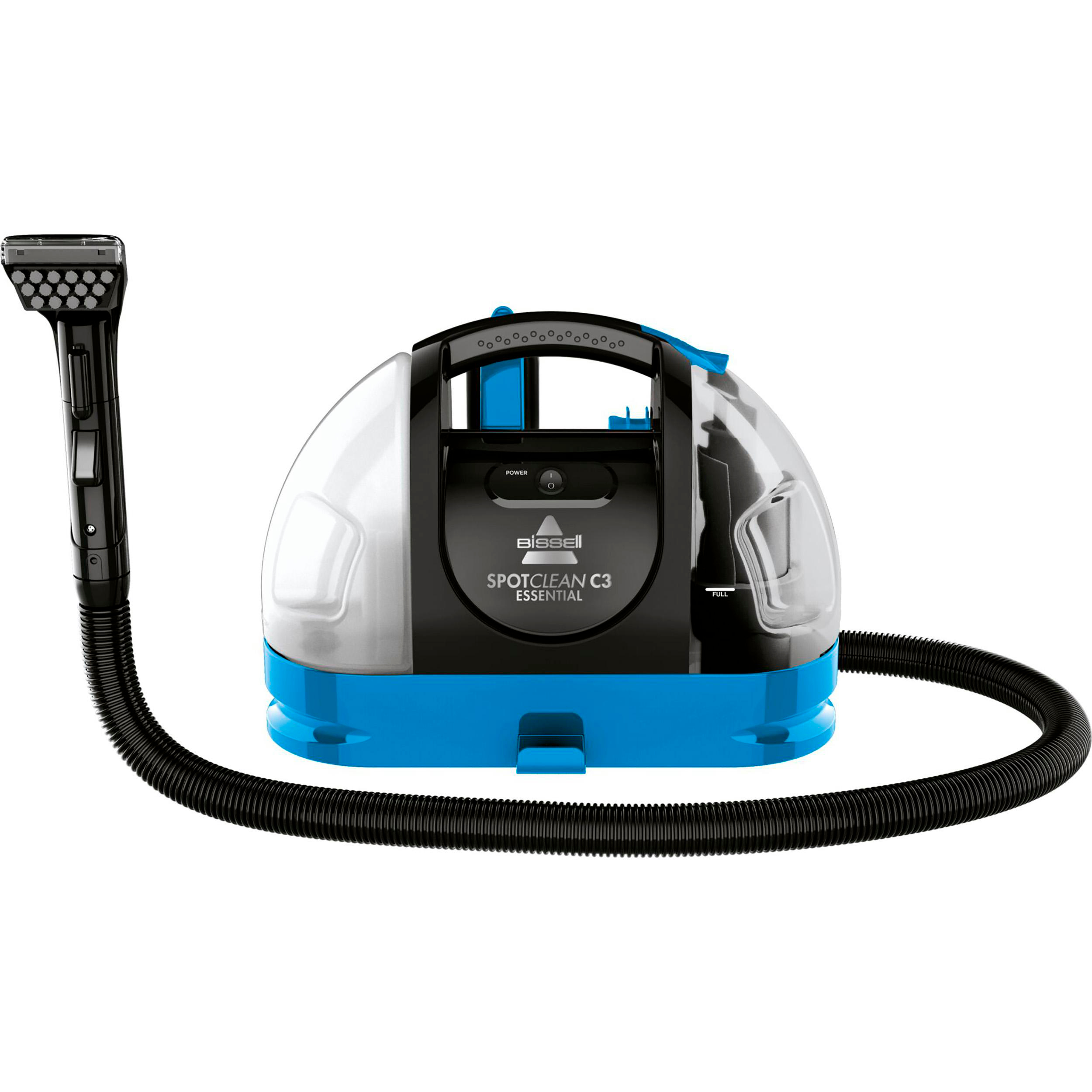 Blauer und schwarzer Bissell SpotClean C3 Essential Teppichreiniger.