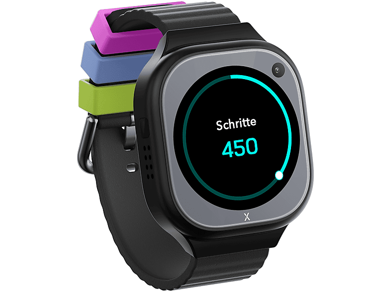 Thumbnail - XPLORA X6Pro mit eSIM Kinder Smartwatch Silikon, 60.36-112.96 mm, Schwarz