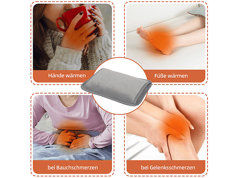 SHX SHXWBGR-EU Elektrische Wärmeflasche — Foto 3 von 5