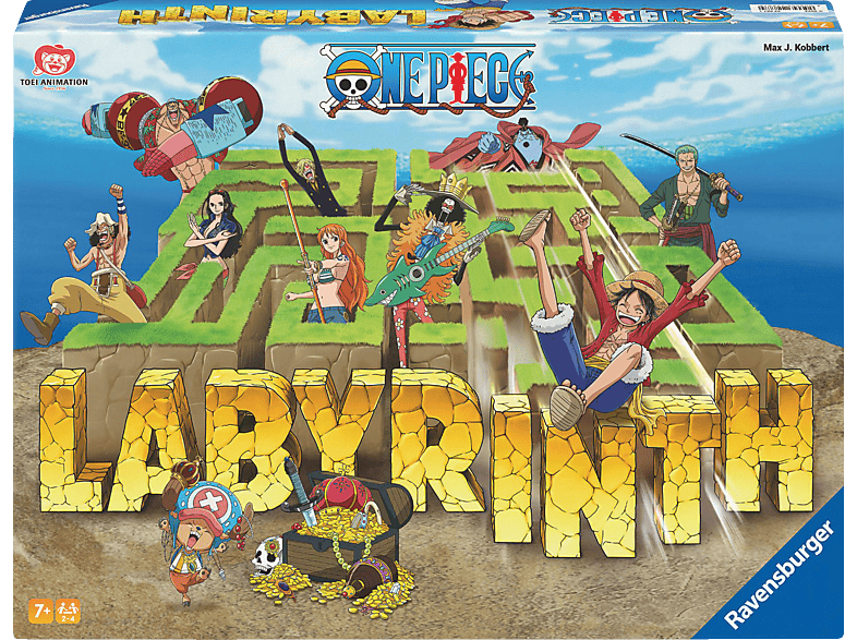 Ravensburger One Piece Labyrinth Gesellschaftsspiel ab 7 Jahre; Familienspiele