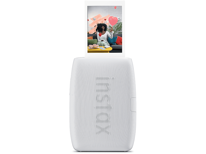 Stampante fotografica portatile mini Fujifilm Instax Link 3, per Smartphone a Sviluppo Istantaneo, bluetooth, Dimensioni Immagine 62x46 mm, bianco
