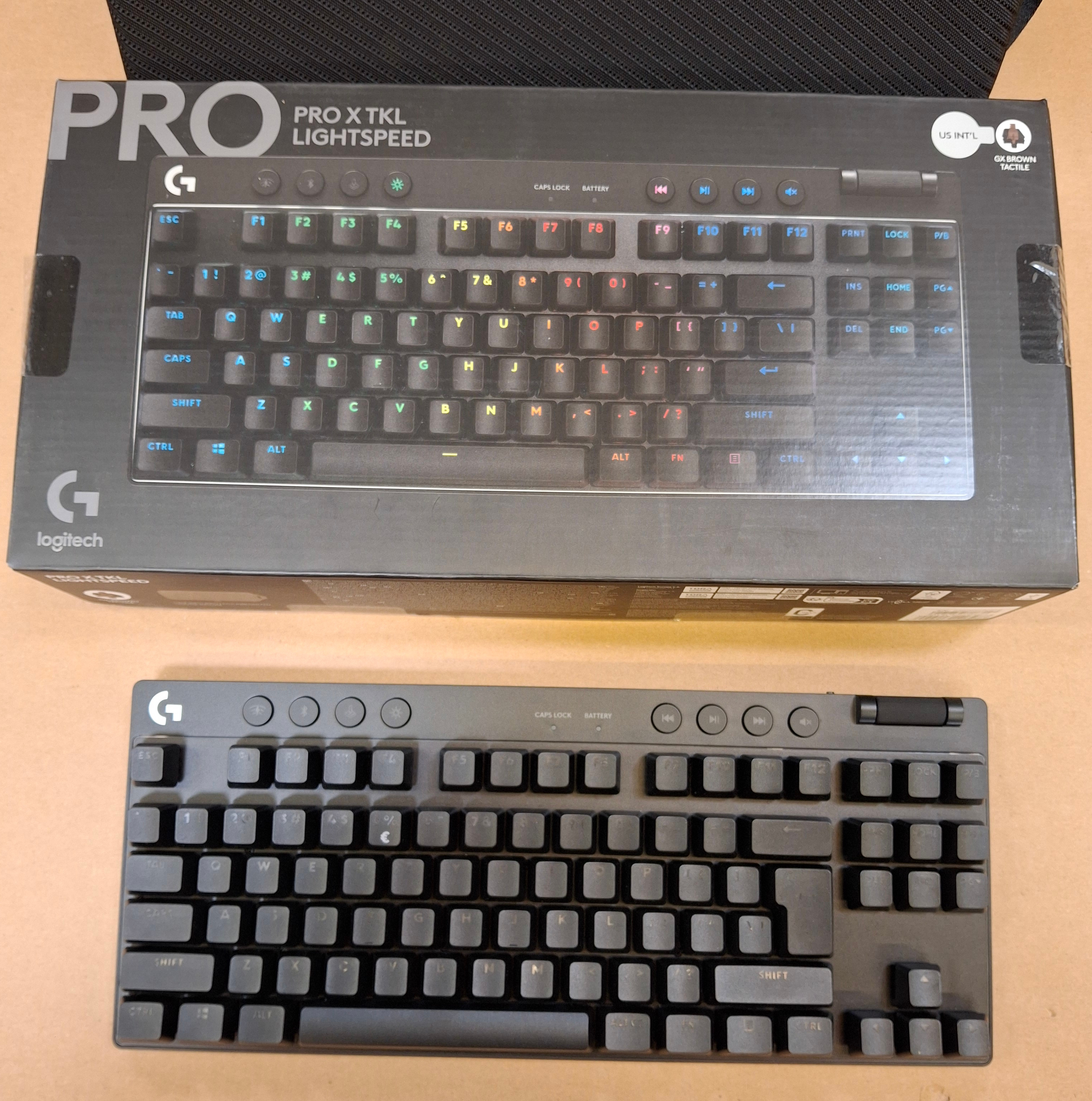 OUTLET - Klawiatura bezprzewodowa LOGITECH G Pro X TKL Czarny 920-012136