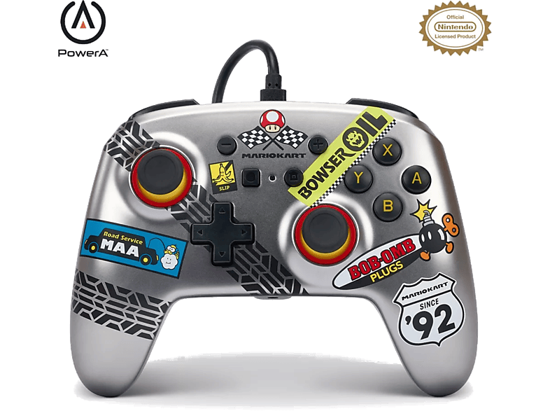 POWERA NSW Enhanced Kablolu Kumanda Gamepad Mario Kart