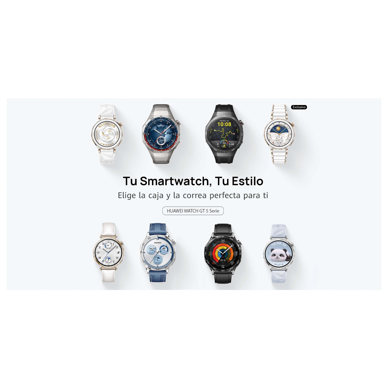 Smartwatches con texto: Tu Smartwatch, Tu Estilo.