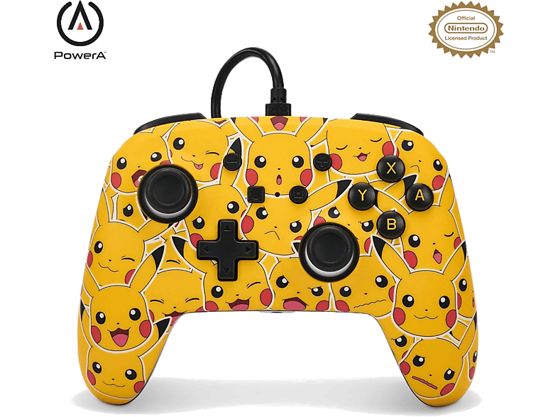 POWERA NSW Enhanced Kablolu Kumanda Gamepad Pikachu M.