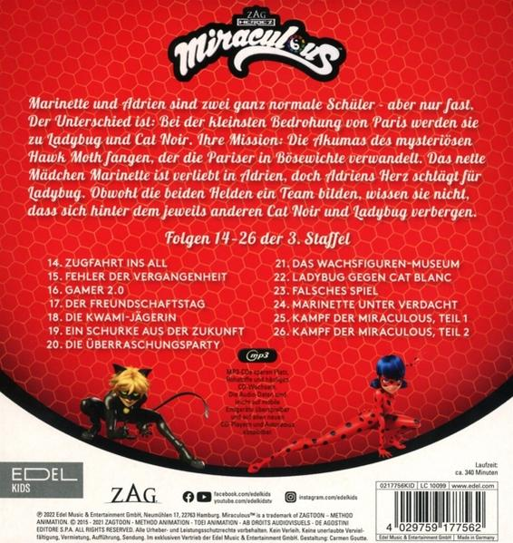 Miraculous - Staffelbox 3.2  - (MP3-CD)