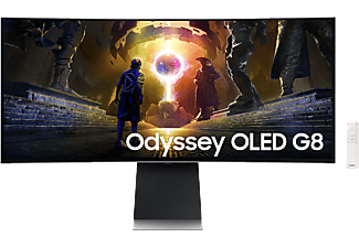 SAMSUNG Odyssey G8 OLED S34DG850SUXDU 34'' Sík UWQHD 175 Hz 21:9 FreeSync OLED Gamer Monitor