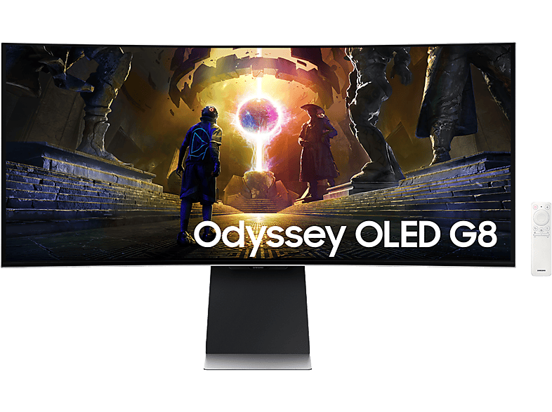 SAMSUNG Odyssey G8 OLED S34DG850SUXDU 34'' Sík UWQHD 175 Hz 21:9 FreeSync Gamer Monitor