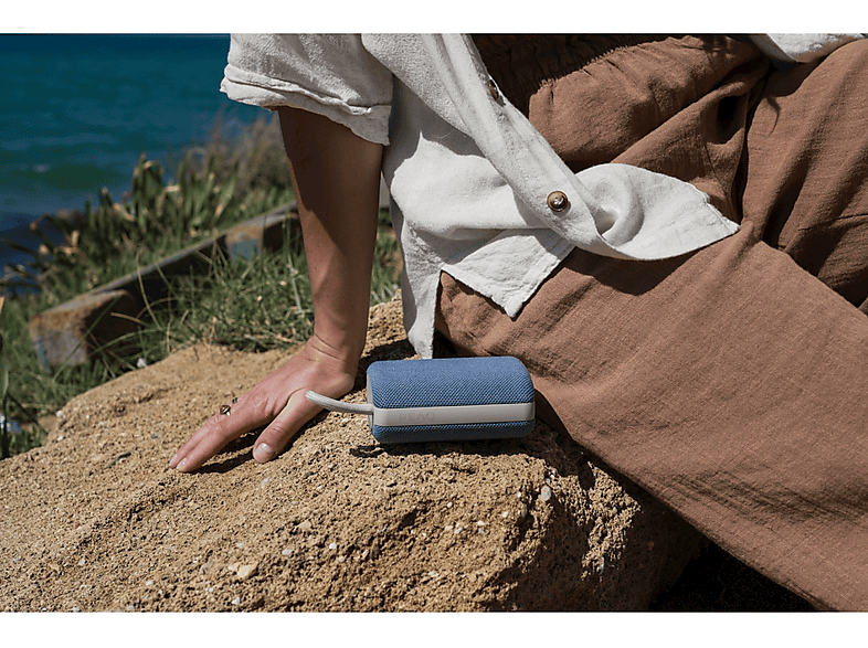 Peaq PPA 106-BL Bluetooth Lautsprecher, Blau — Foto 4 von 5