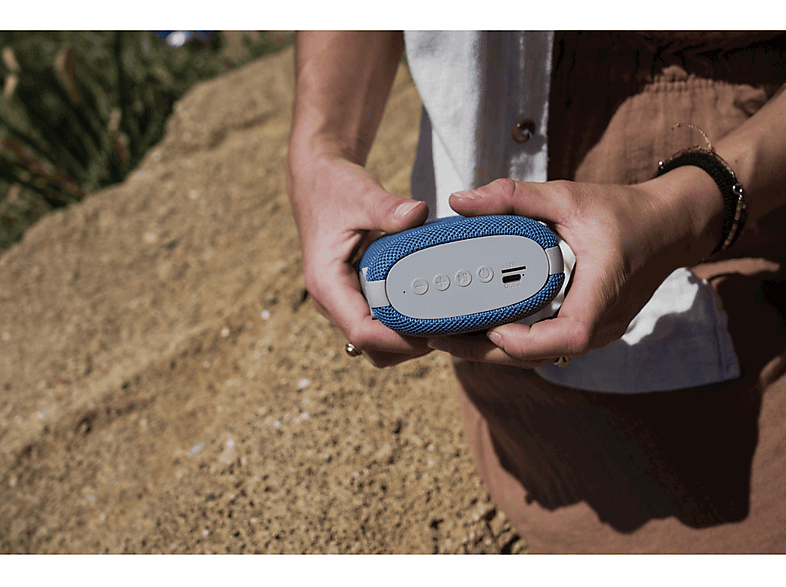 Peaq PPA 106-BL Bluetooth Lautsprecher, Blau — Foto 5 von 5