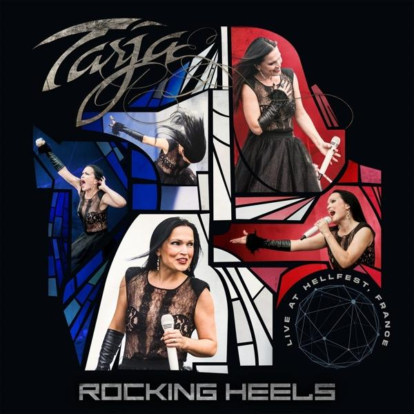Albumcover mit Bildern von Tarja in verschiedenen Posen, schwarzem Hintergrund und Logo.