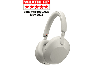 SONY WH-1000XM5S vezeték nélküli, zajszűrős fejhallgató, Bluetooth, ezüst