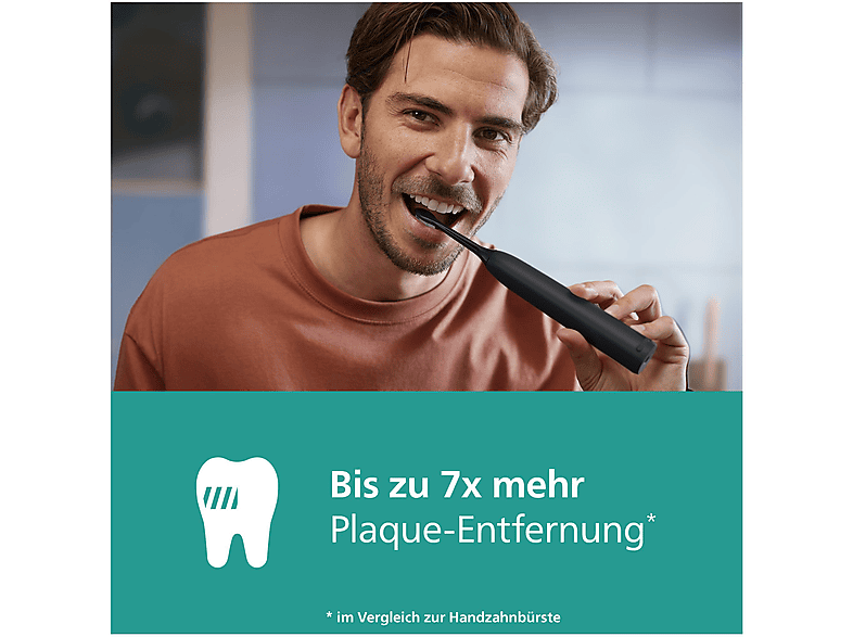 Philips HX7111/01 Sonicare 5500 Schallzahnbürste Schwarz — Foto 2 von 5