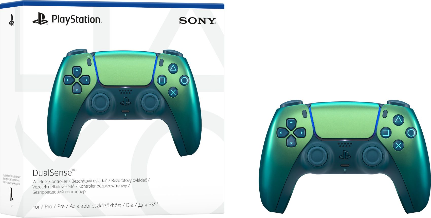 SONY PlayStation 5 DualSense vezeték nélküli kontroller (Chroma Teal)