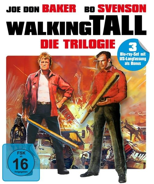 DVD-Cover für Walking Tall. Zeigt zwei Männer mit Baseballschlägern vor einem Auto.
