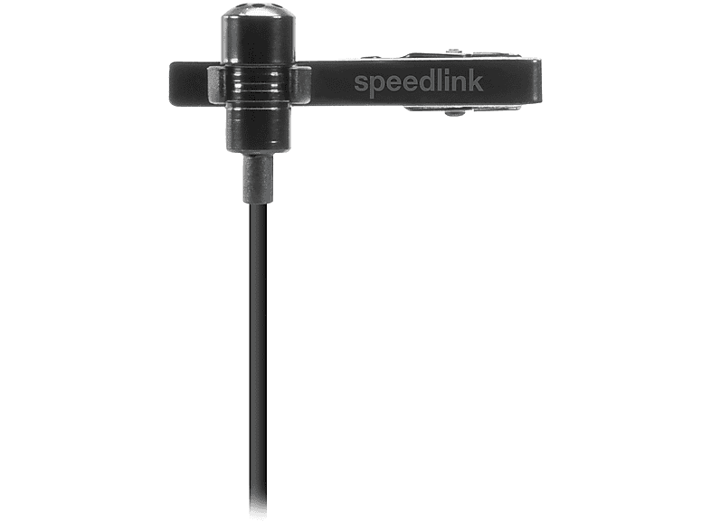 SPEEDLINK SPES Ansteckmikrofon, Schwarz