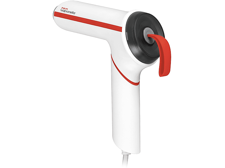 Polti Vaporella Vertical Styler GSM50R – Ferro A Vapore Portatile Pieghevole, 800W, Pronto In 30 Secondi, Bianco E Rosso