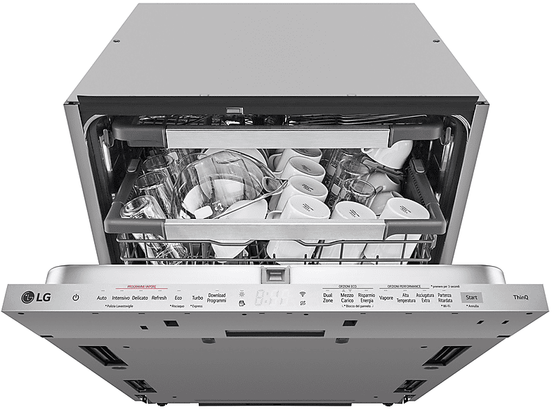 LG QuadWash Db597Txs Lavastoviglie Incasso, 59,8 cm, Classe A