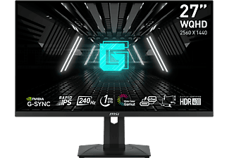 MSI G274QPX 27'' Sík WQHD 240 Hz 16:9 G-Sync IPS LED Gamer Monitor