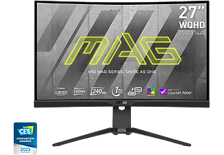 MSI MAG 275CQRXF 27'' Ívelt WQHD 240 Hz 16:9 FreeSync VA LED Gamer Monitor