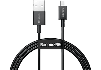 BASEUS Superior Hızlı Şarj Özellikli Micro USB Şarj Kablosu 1m Siyah_0