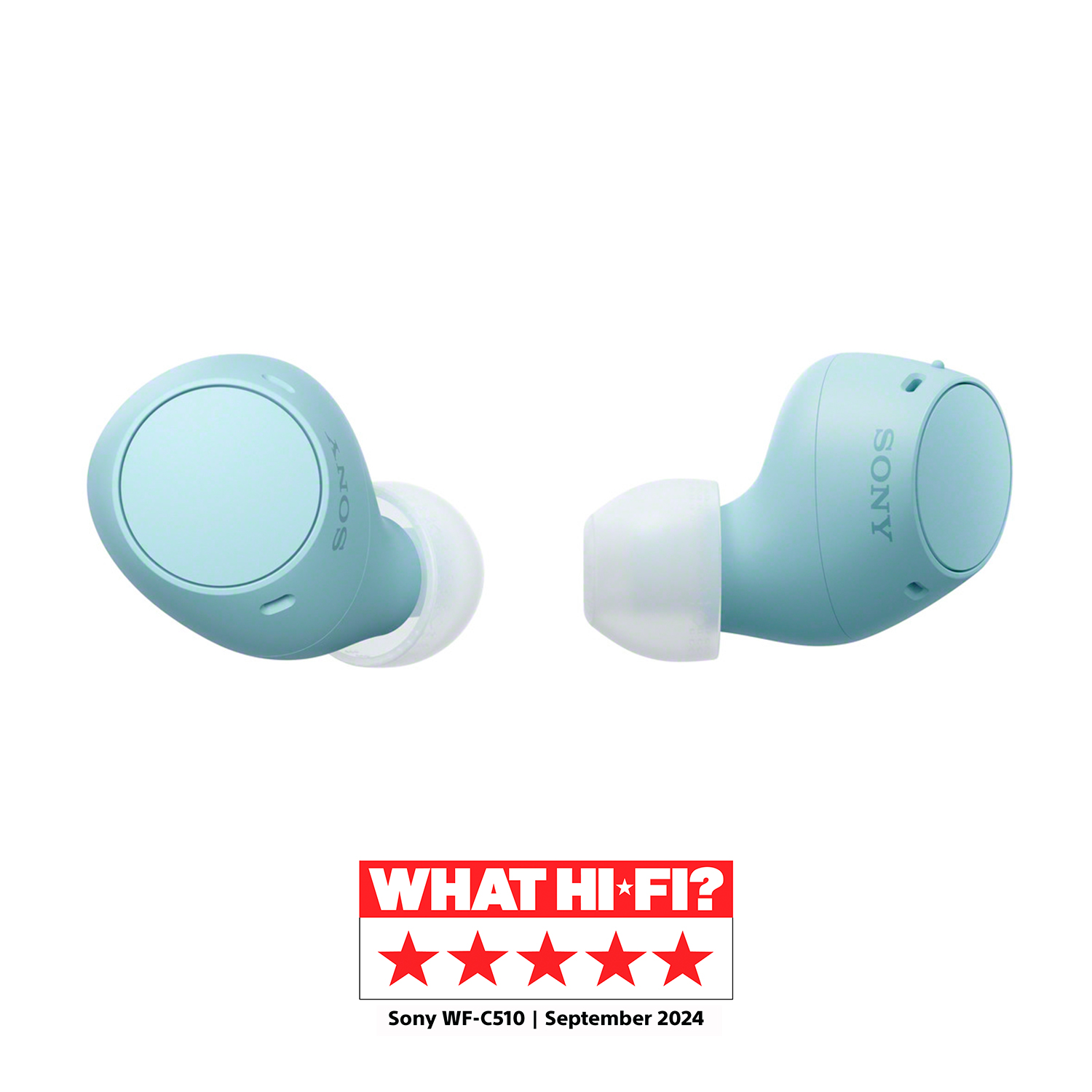 Auriculares True Wireless Sony WFC510L, Ligeros, Bluetooth, iOS