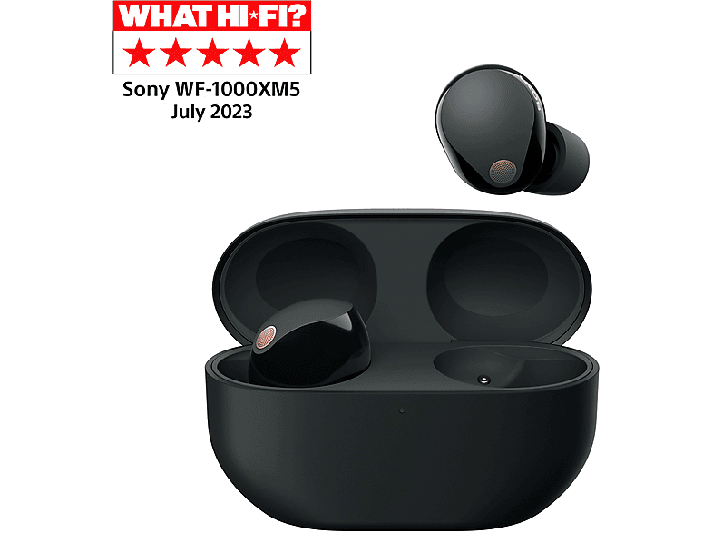 SONY WF-1000XM5B vezeték nélküli, zajszűrős fülhallgató, fekete (WF1000XM5B.CE7)