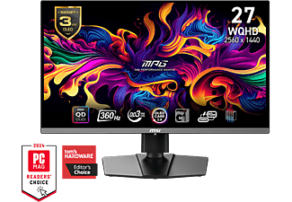 MSI MPG 271QRX 26,5'' Sík WQHD 360 Hz 16:9 FreeSync QD-OLED Gamer Monitor