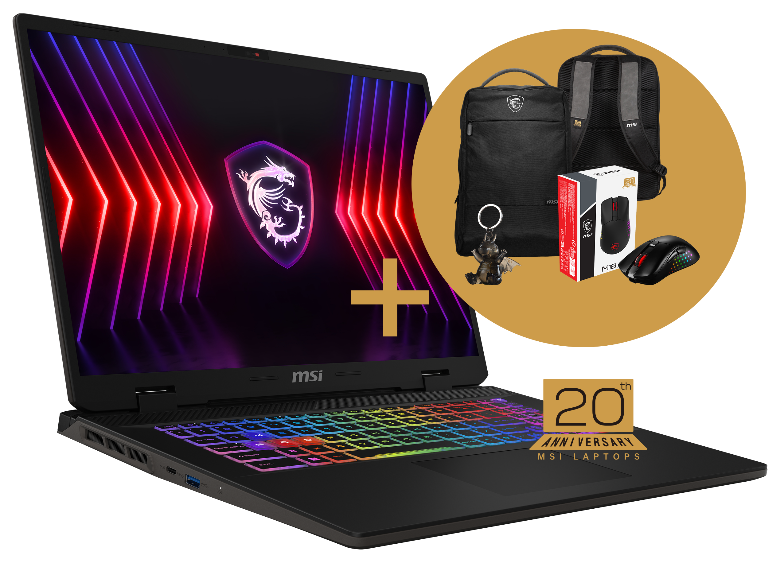 Msi Rucksack Von Titan MSI Sword 17 HX B14VGKG-213 Anniversary