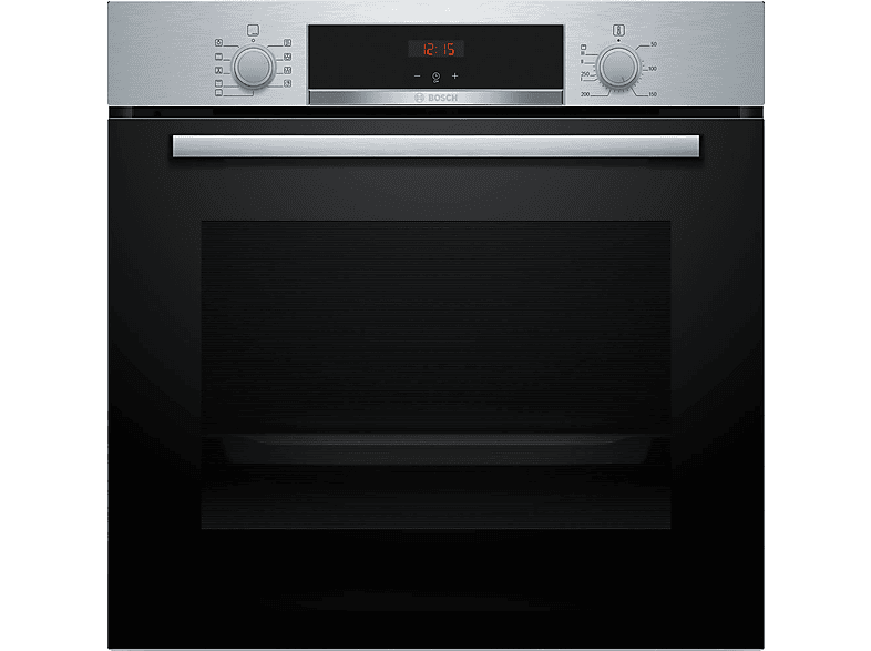 REACONDICIONADO Seminuevo Bueno Horno - Bosch HBA514ES3, Serie 4, Multifunción, Limpieza por agua, 71 l, HotAir 3D, Mandos ocultables, 60 cm, inox