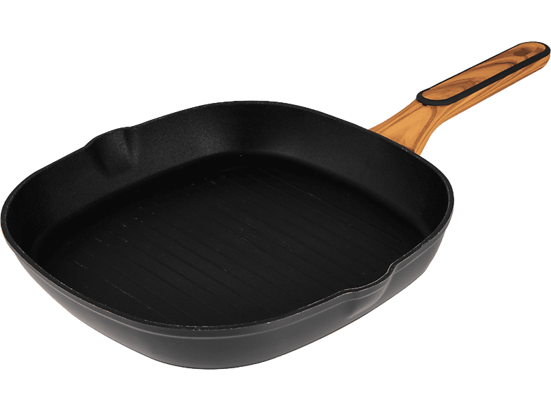 BERGNER BG-56041-GY Grill serpenyő, 28cm