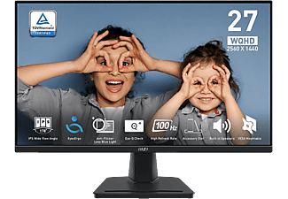 MSI PRO MP275Q 27'' Sík WQHD 100 Hz 16:9 Adaptive-Sync IPS LED Monitor