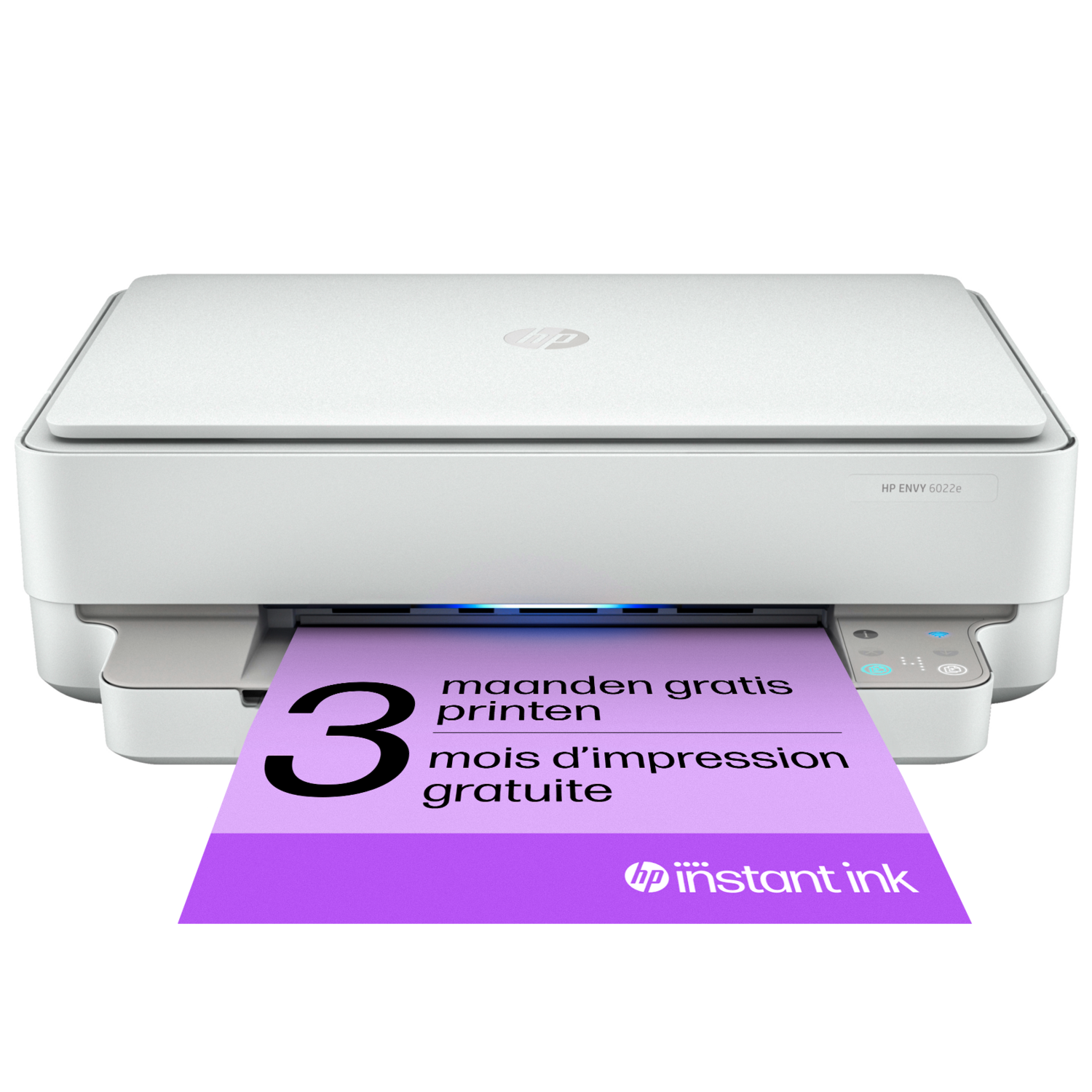 HP Envy 6022e - Imprimer, copier et scanner - Encre - Compatible HP+  - Incl. 3 mois Instant Ink (223N5B) Imprimante multifonction