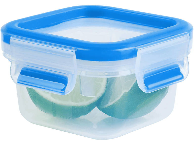 EMSA 508535 Clip & Close 0.2 Liter Frischhaltedose Transparent/Blau