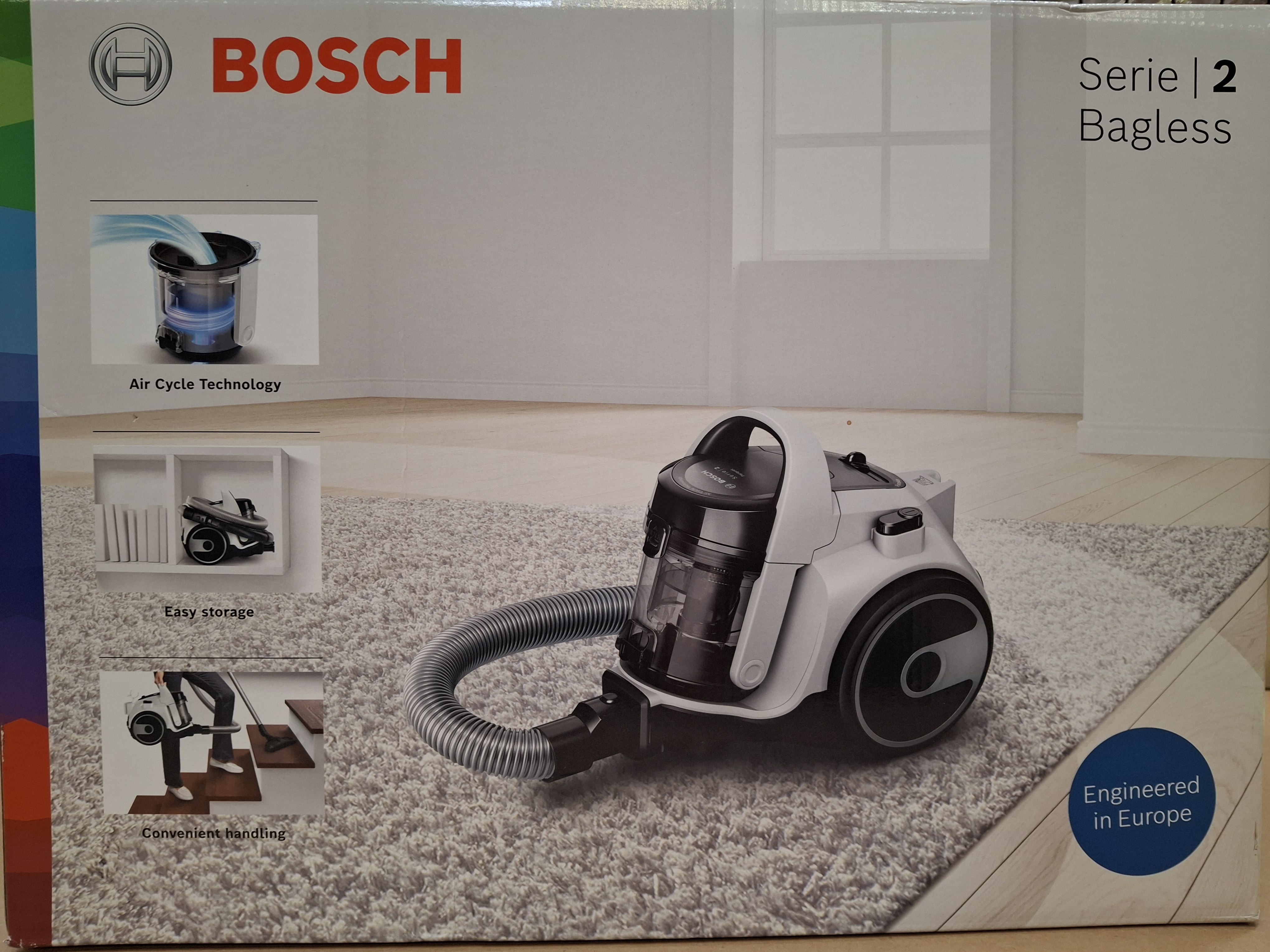 OUTLET - Odkurzacz bezworkowy BOSCH BGS05A322 Cleann’n