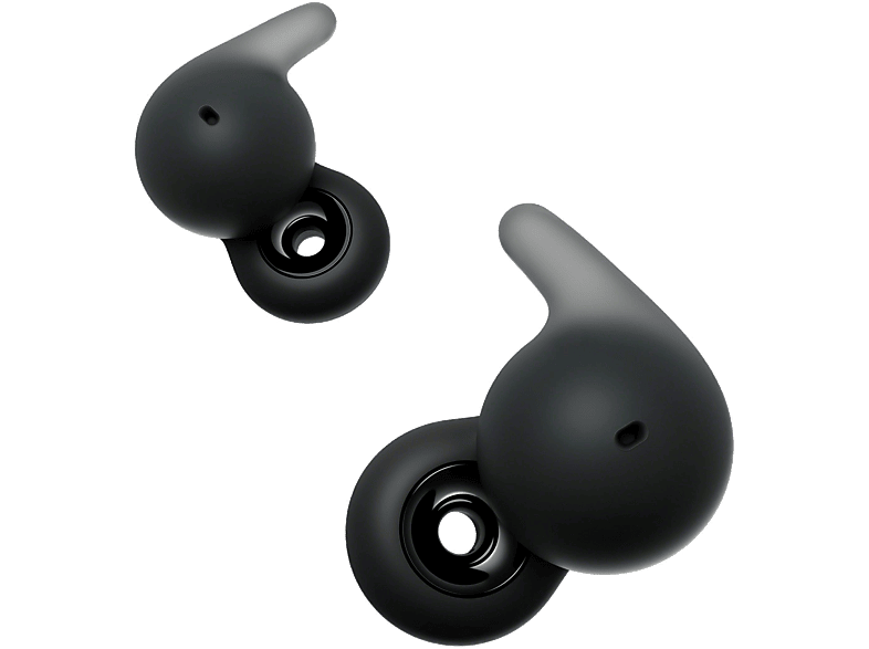 Auriculares True Wireless - Sony LinkBuds Open, Sonido Transparente, Bluetooth, 22 horas, iOS y Android, Google, Alexa, Siri, Abiertos, IPX4, Negro