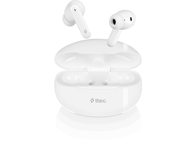 TTEC AirBeat On Gerçek Kablosuz TWS Bluetooth Kulak İçi Kulaklık Beyaz