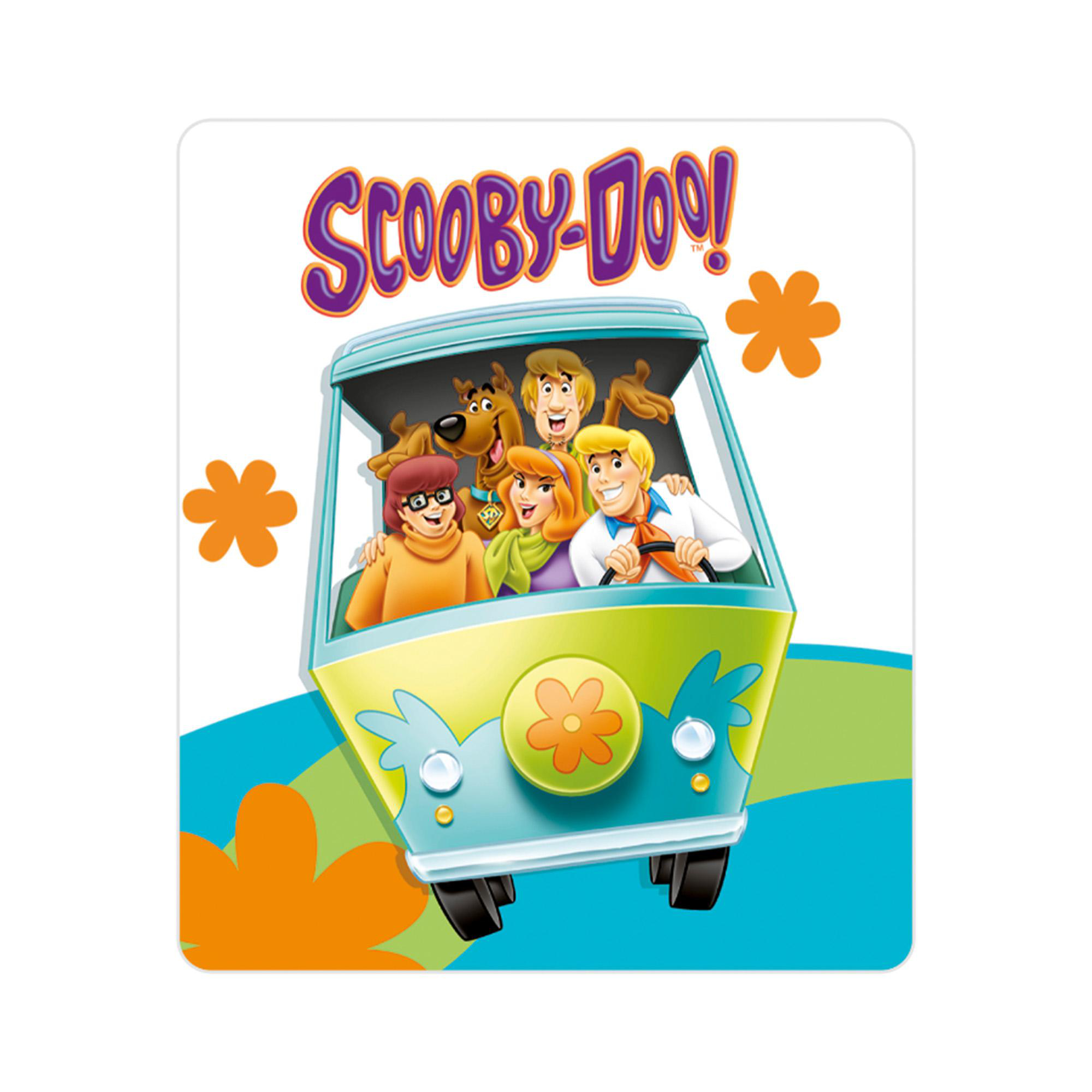 Scooby Doo und Freunde im Mystery Machine Van.