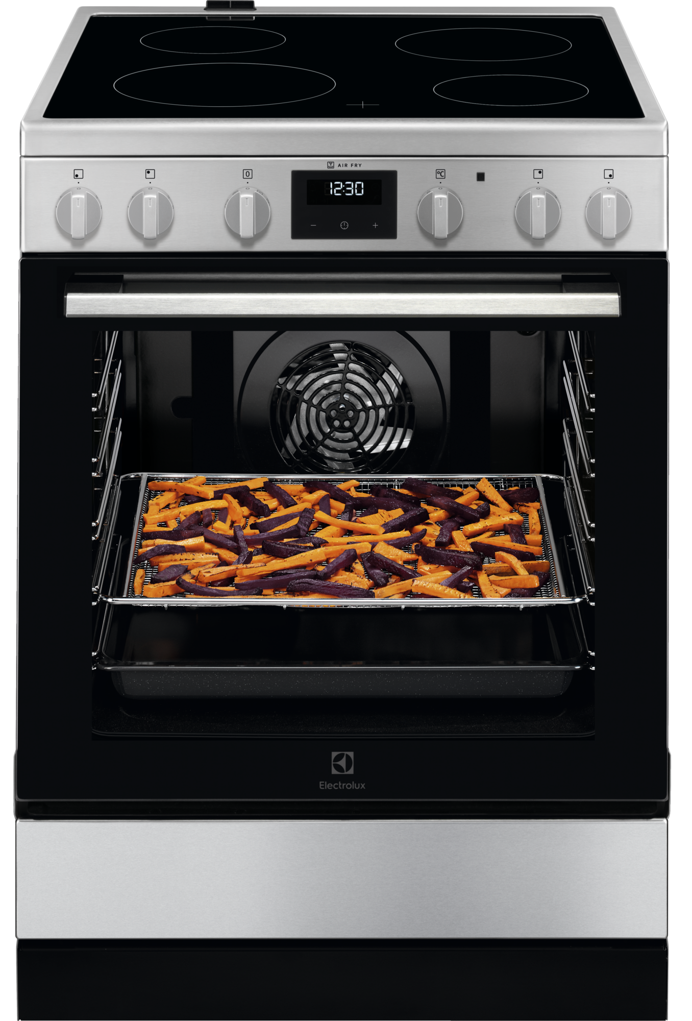 ELECTROLUX LKR64020CX Kerámia tűzhely, sütővilágítás, teleszkópos sütősín