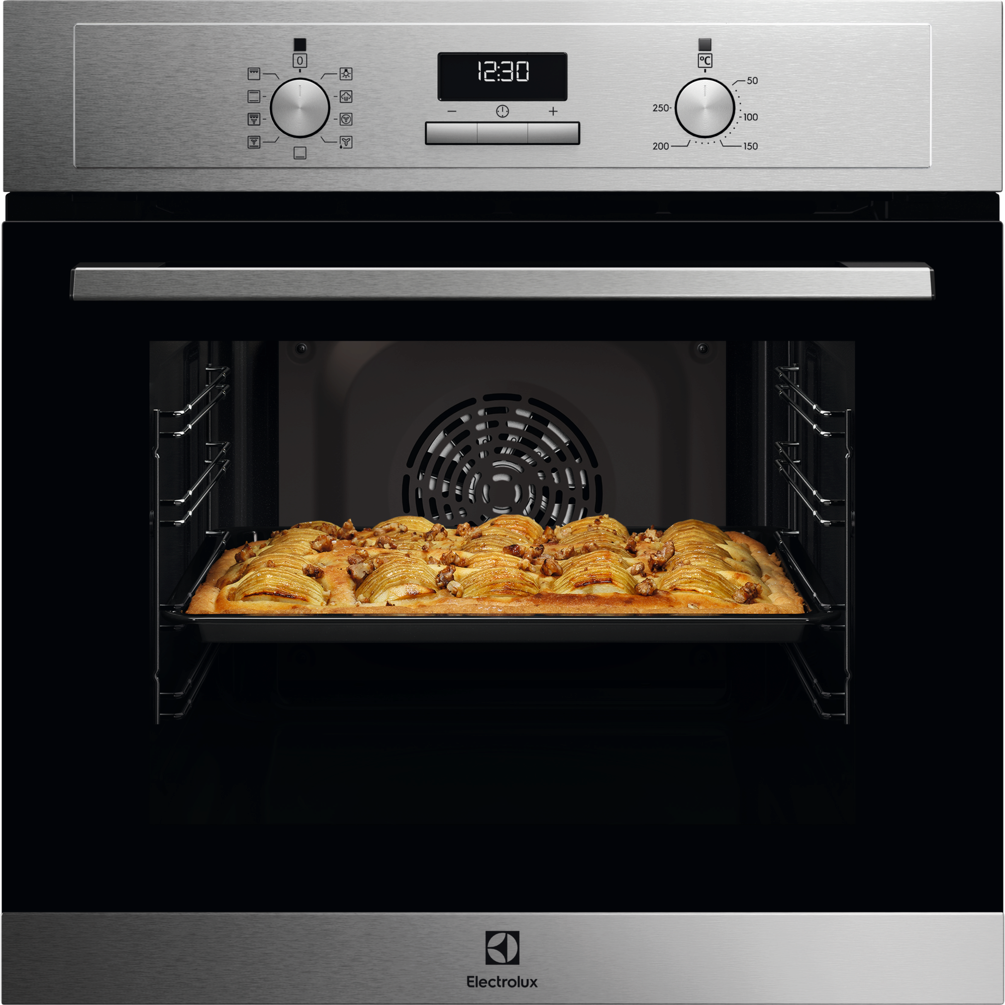 ELECTROLUX EOD3F40BX Beépíthető gőz sütő, 65 l, SteamBake, aqua clean és katalitikus hátfal, LED kijelző 