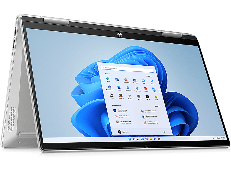 HP Pavilion x360 14-ek1029nl convertibile 2 in 1, 14", processore Intel Core I7 1355U, 16 GB, 1000 GB SSD Ssd, Argento Notebook Convertibile