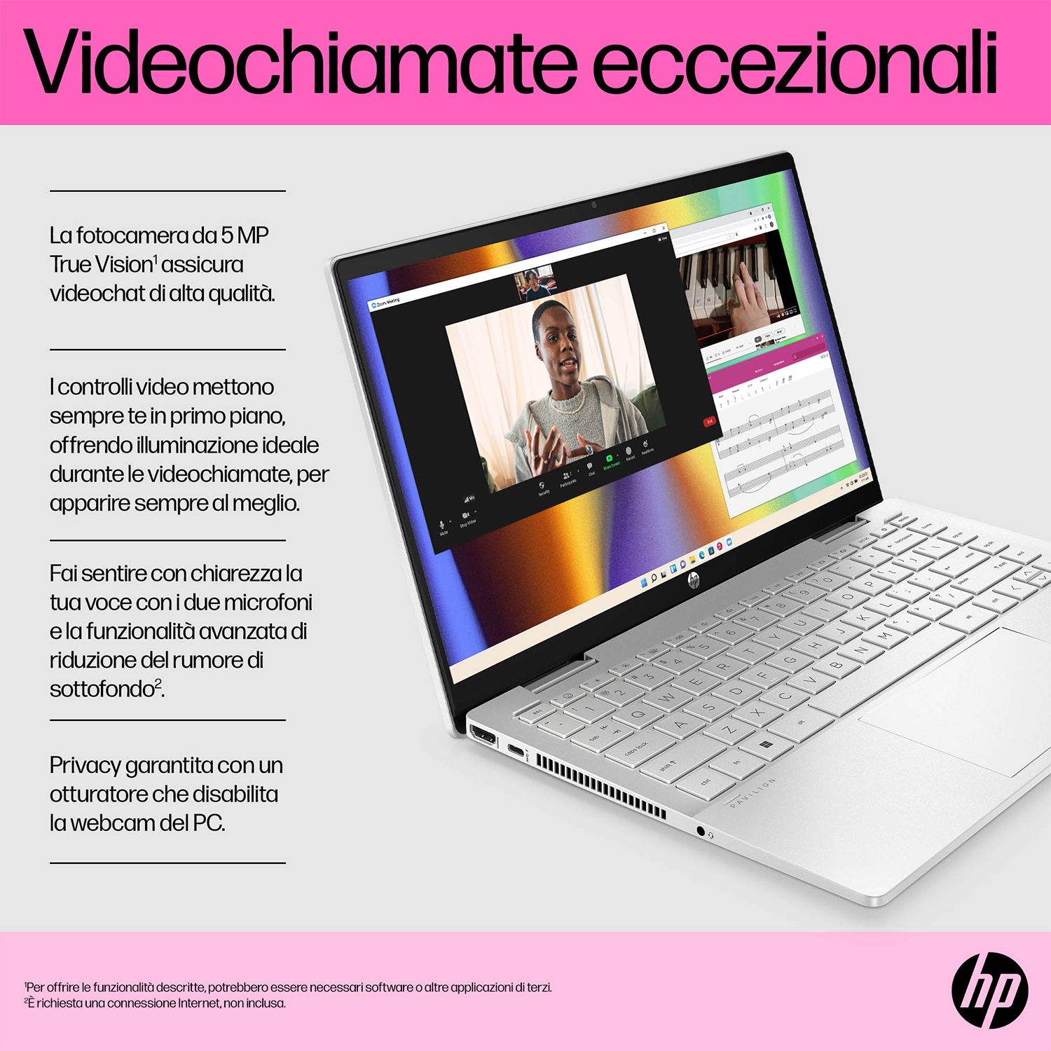 Tastiera Italiana Per Hp Pavilion 14-dq 14s-dq 14-ce Silver Retroilluminata - Foto 4