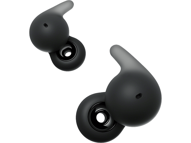 SONY LinkBuds Open, Bluetooth In-ear True Wireless Kopfhörer mit Premium Noise Cancelling und Ambient Sound, Schwarz
