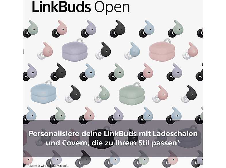 Sony LinkBuds Fit Schutzhülle, Schwarz — Foto 2 von 3