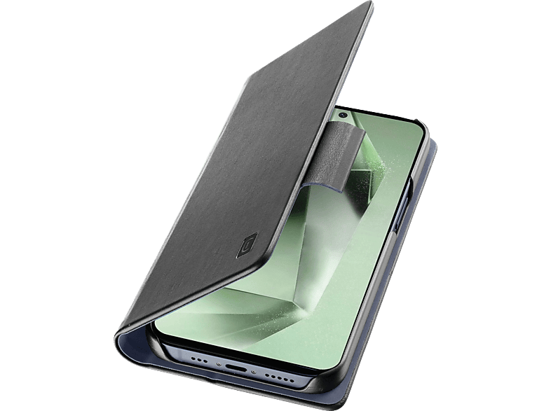 Cellular Line book3GALS24FEK Bookcover, für Samsung Galaxy S24 FE, Schwarz; Handyhülle