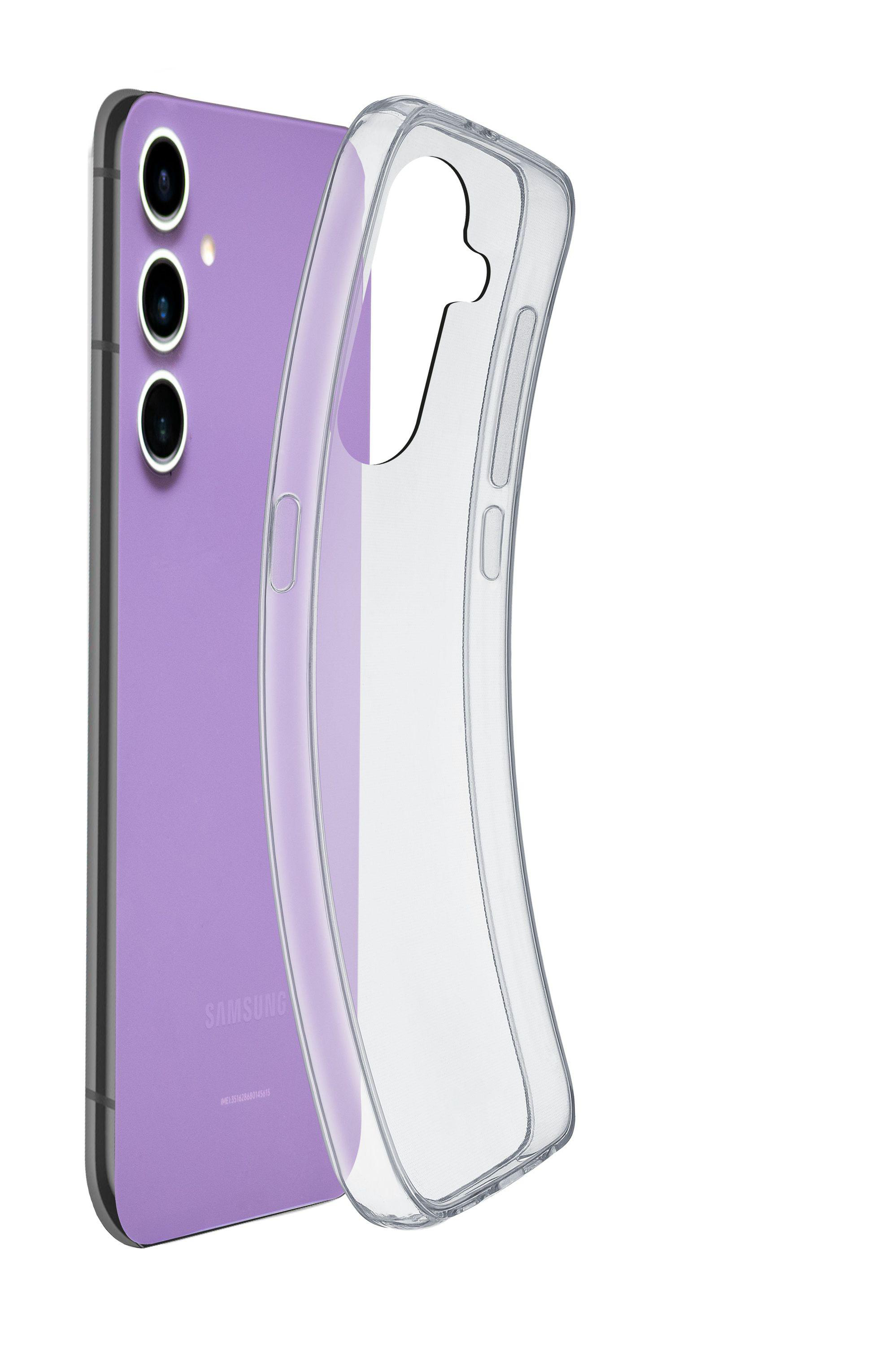 Ein Telefon mit einer transparenten Hülle.