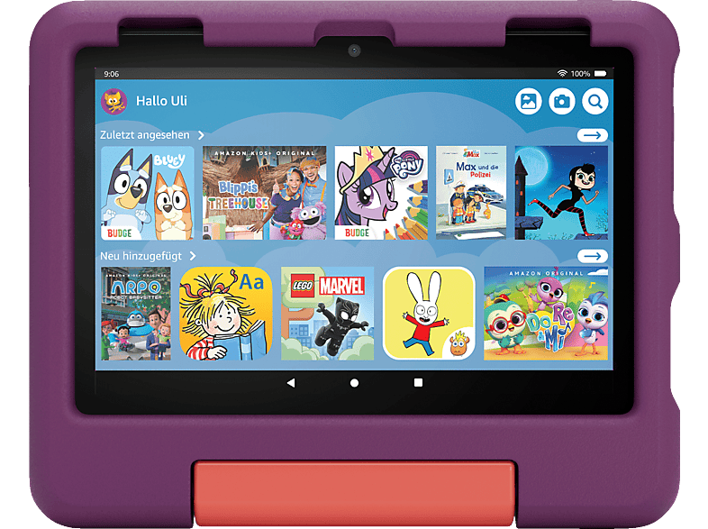 AMAZON Fire HD 8 Kids, Kinder Tablet, 32 GB, 8 Zoll, Grape