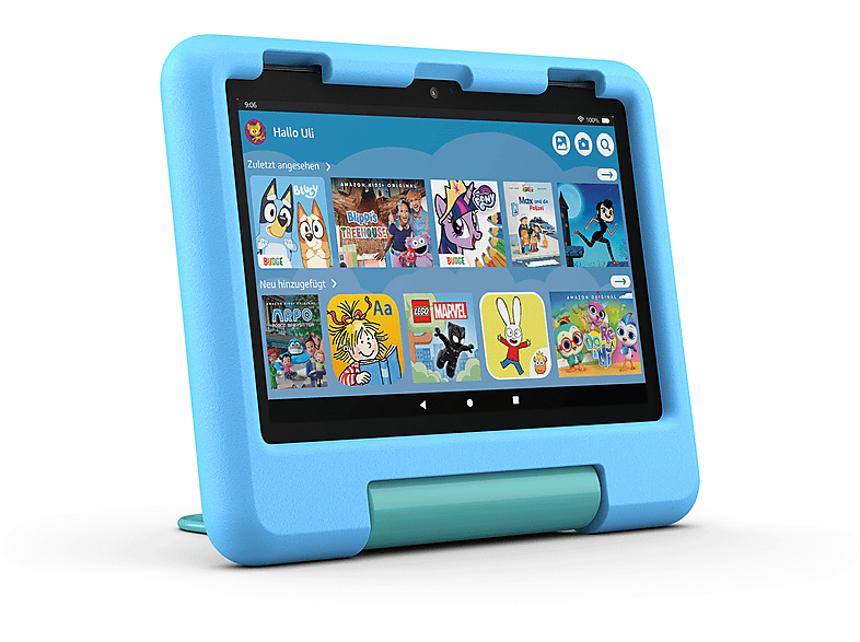 AMAZON Fire HD 8 Kids, Kinder Tablet, 32 GB, Zoll, Blue